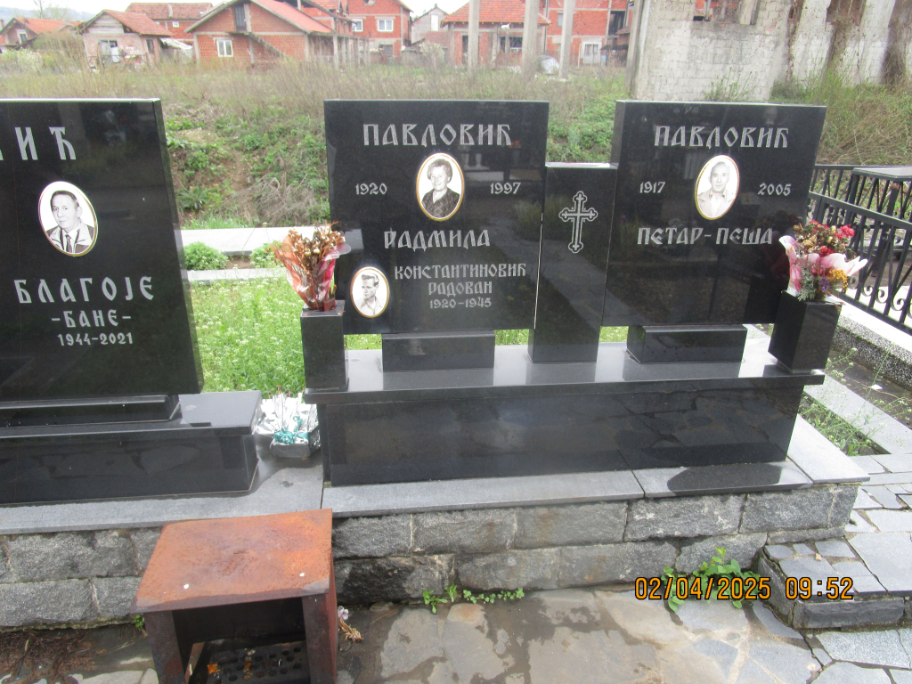 Фотографија гробног места