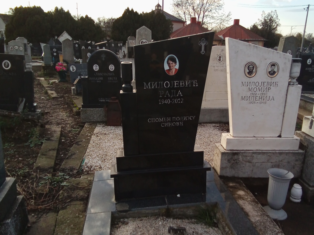 Фотографија гробног места